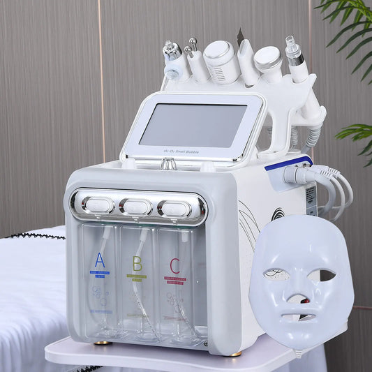 7 in 1 H2O2 Beauty Hautreinigung Hydrofacial Maschine Gesichtsmaschine Wasser Aqua Peeling für den Heimgebrauch