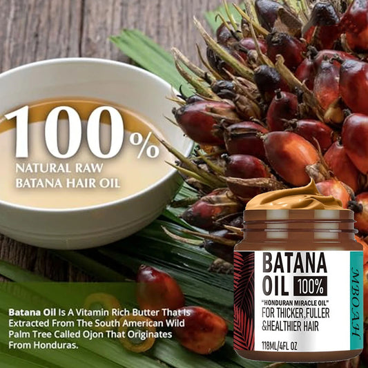 100% Pure Organic Hair Mask Batana Oil Hair Growth Oil Natural Treatment Nourish Reduce Hair Loss Anti-Breakage Hair Products
