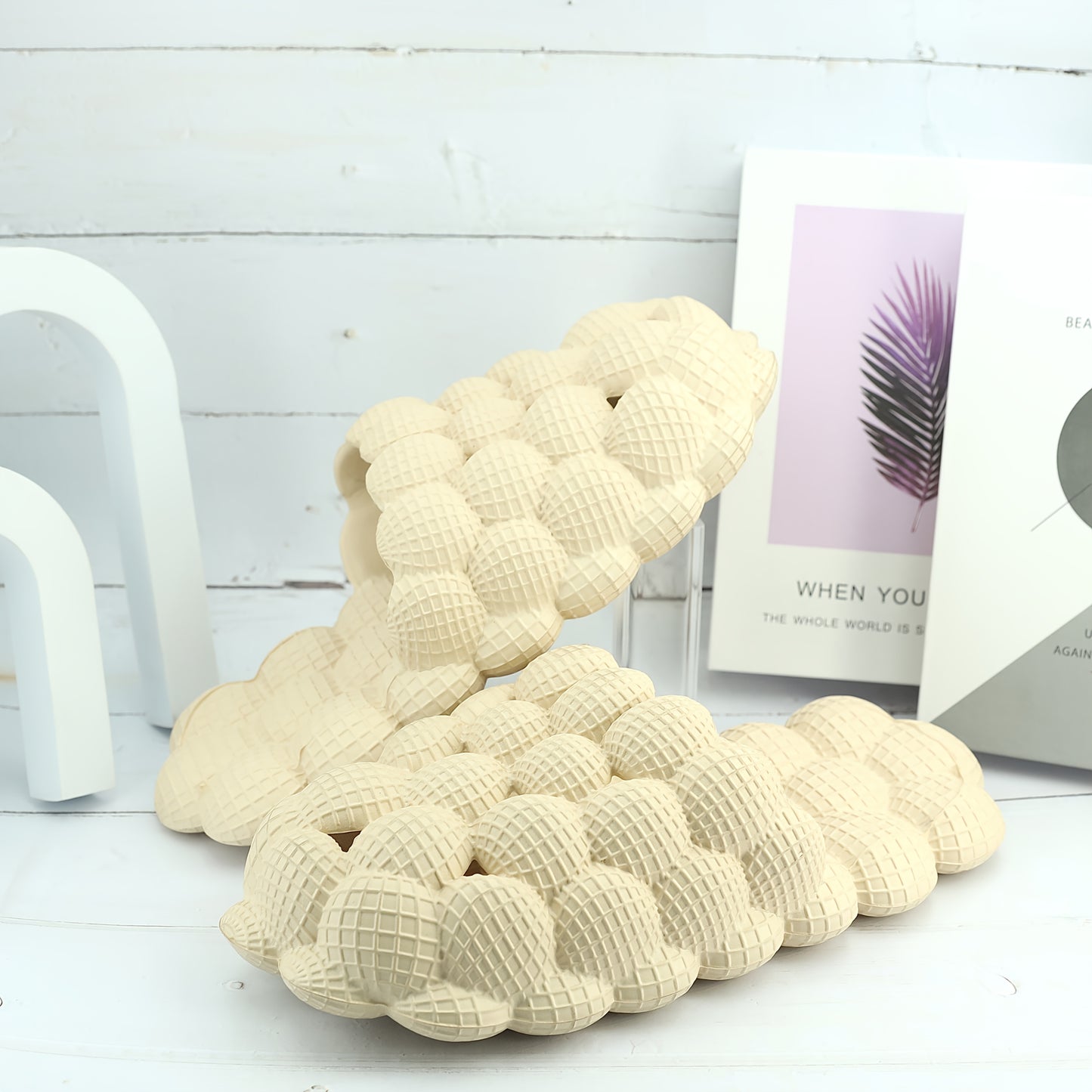 Popular Choice] Ultra Cushioned Bubble Slides - Comfortable, Lightweight for Casual Wear