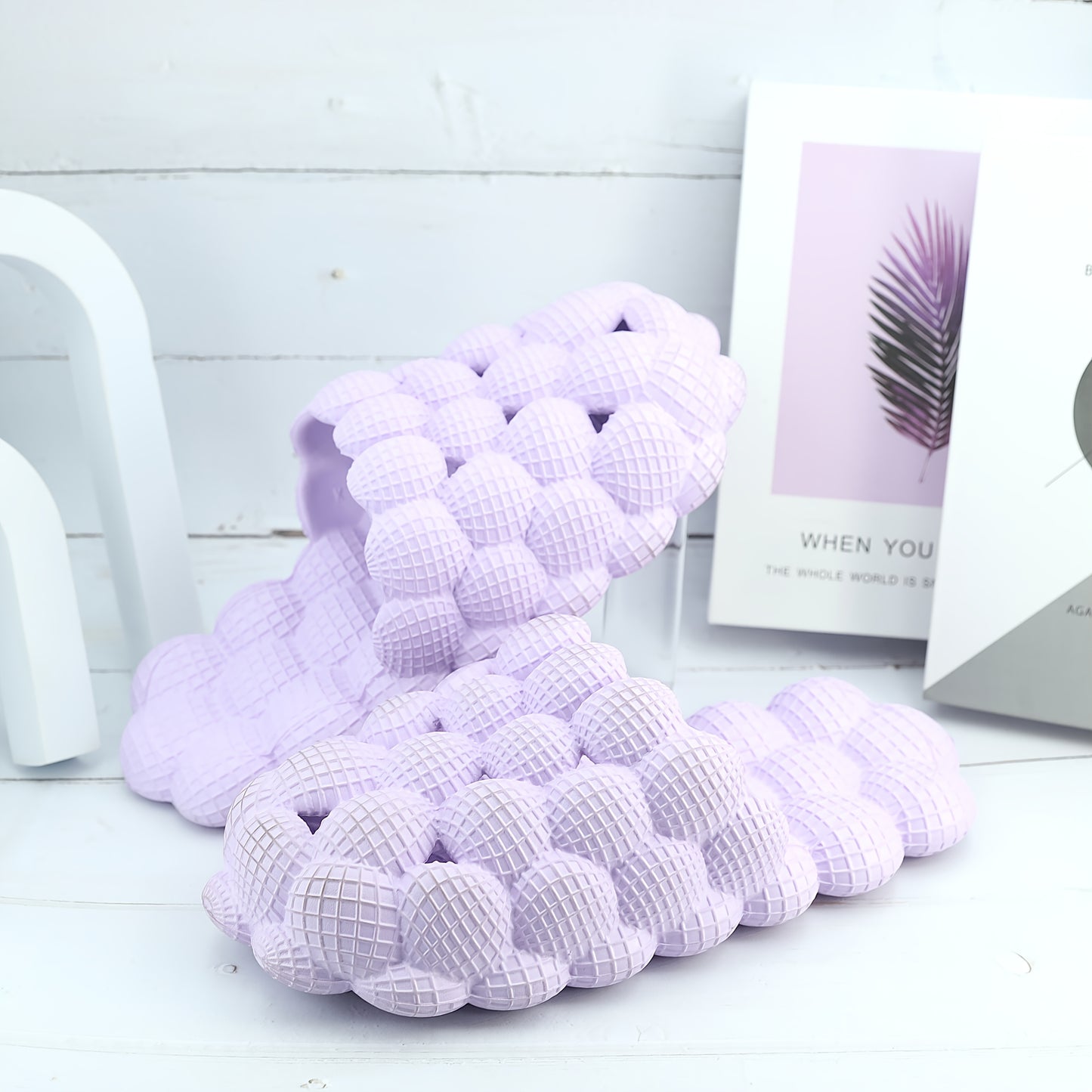 Popular Choice] Ultra Cushioned Bubble Slides - Comfortable, Lightweight for Casual Wear