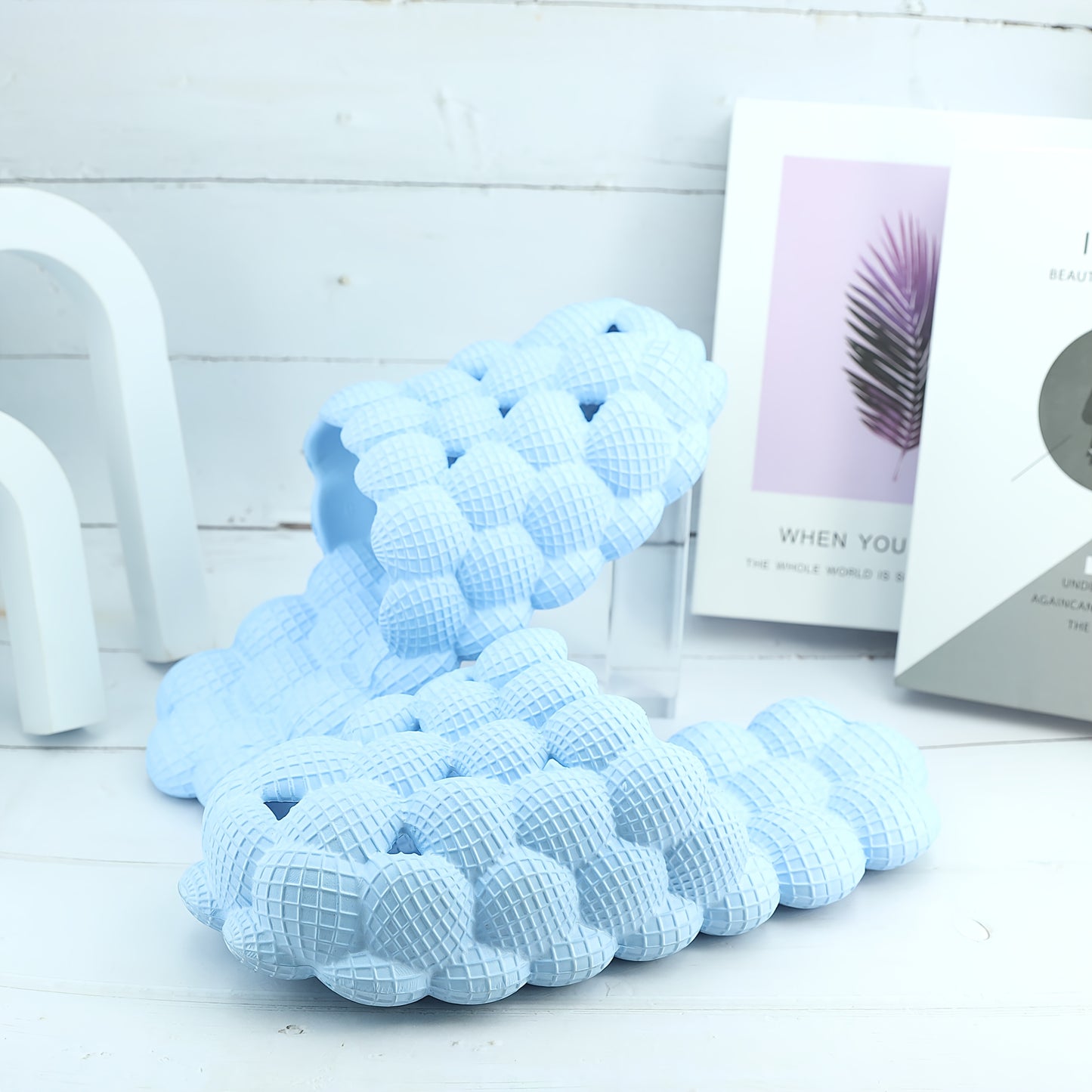 Popular Choice] Ultra Cushioned Bubble Slides - Comfortable, Lightweight for Casual Wear