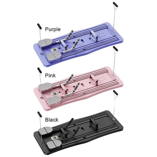 Pilates Reformer Pushup Board Non Slip Foldable Abdominal Workout Boards Fitness ABS Roller Machine Portable Push-Ups Stands