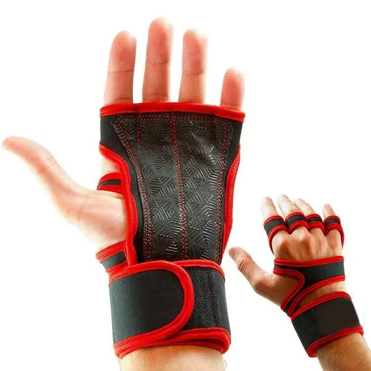 Fitness gloves, crossfit palm protection sports gloves, pressure wrist guards, training weightlifting gloves